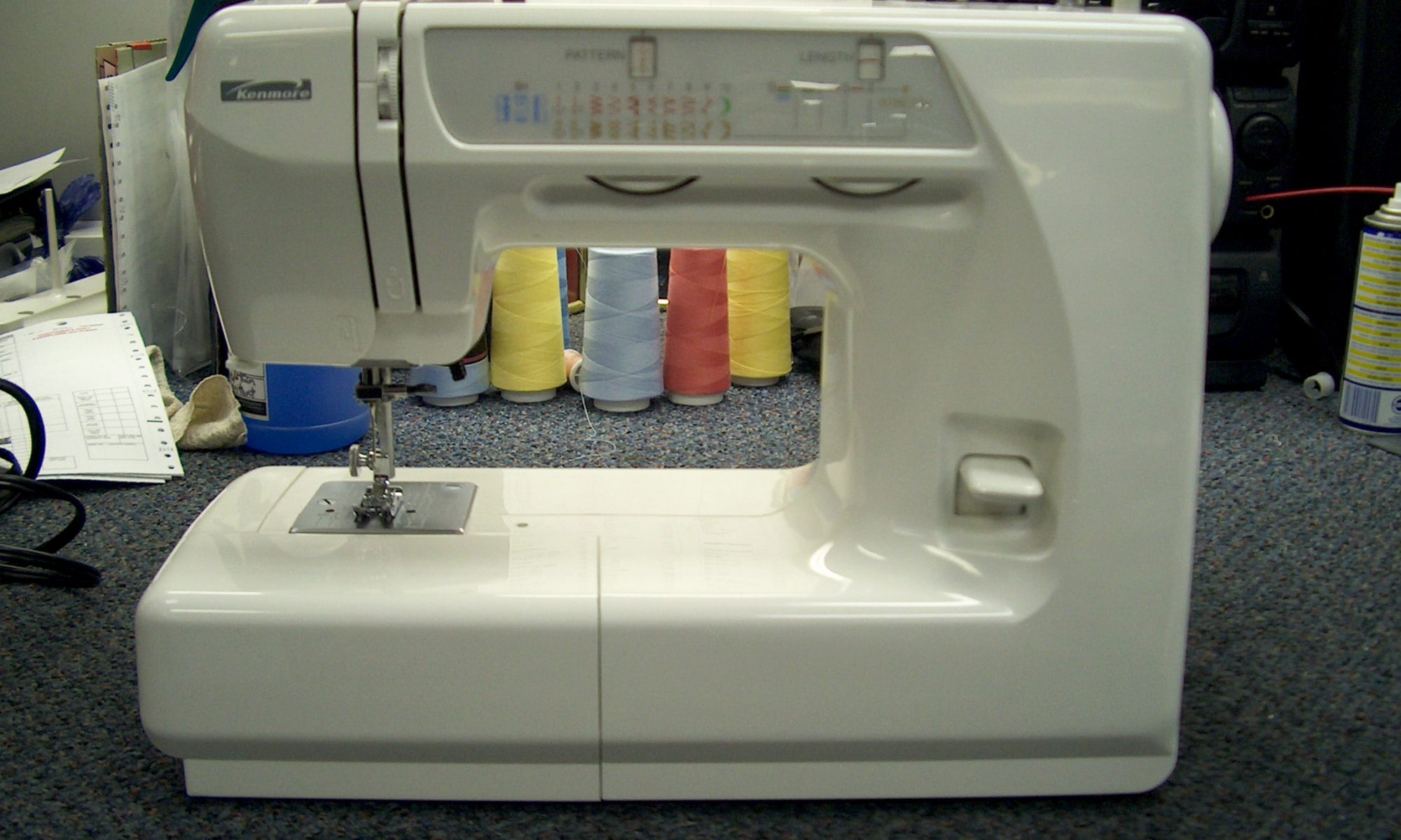 Kenmore sewing machine 385 jackery portable power 1000